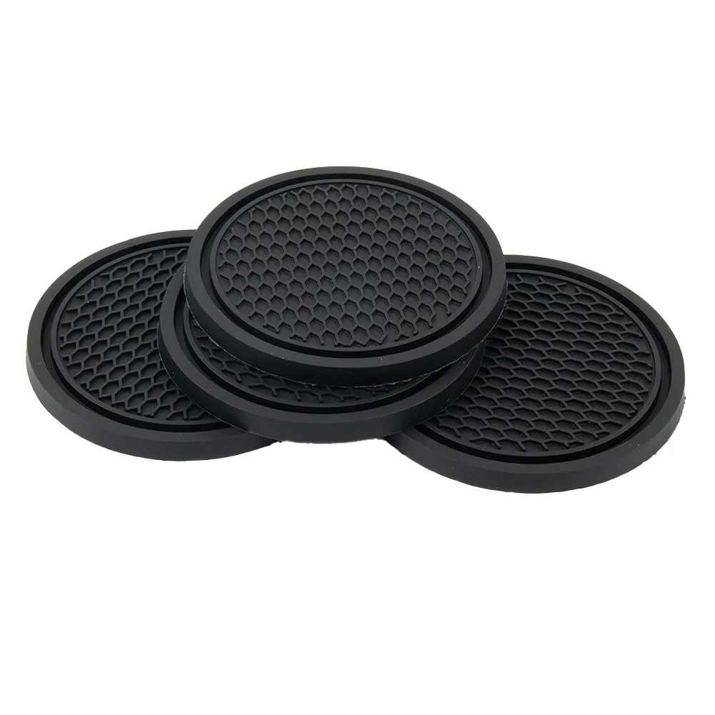 4pcs Car Coaster Non-Slip Sili - Car Accessories Unique review and price