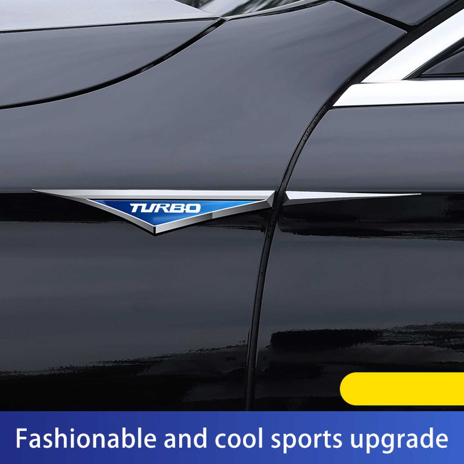 New Fashion Turbo Logo Car Met - Car Accessories Unique review and price