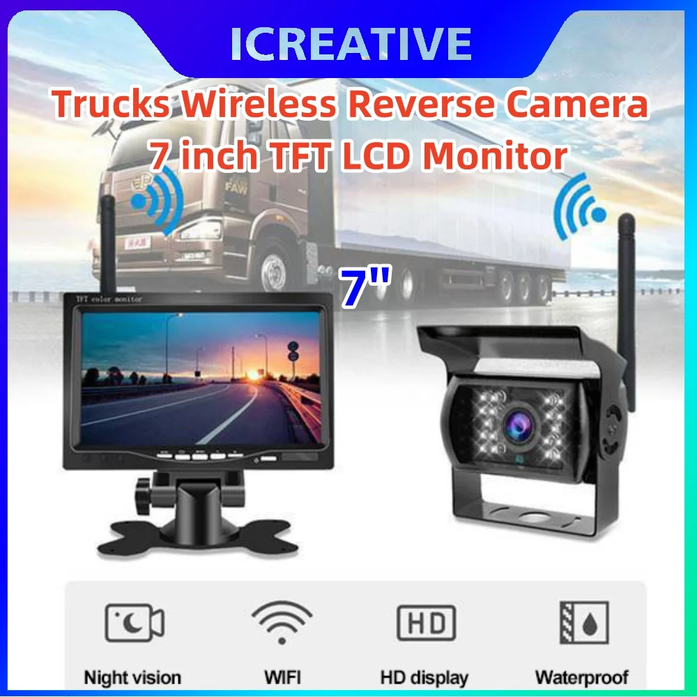 7'' Vehicle Wireless Reverse H - Rear Camera For Car review and price